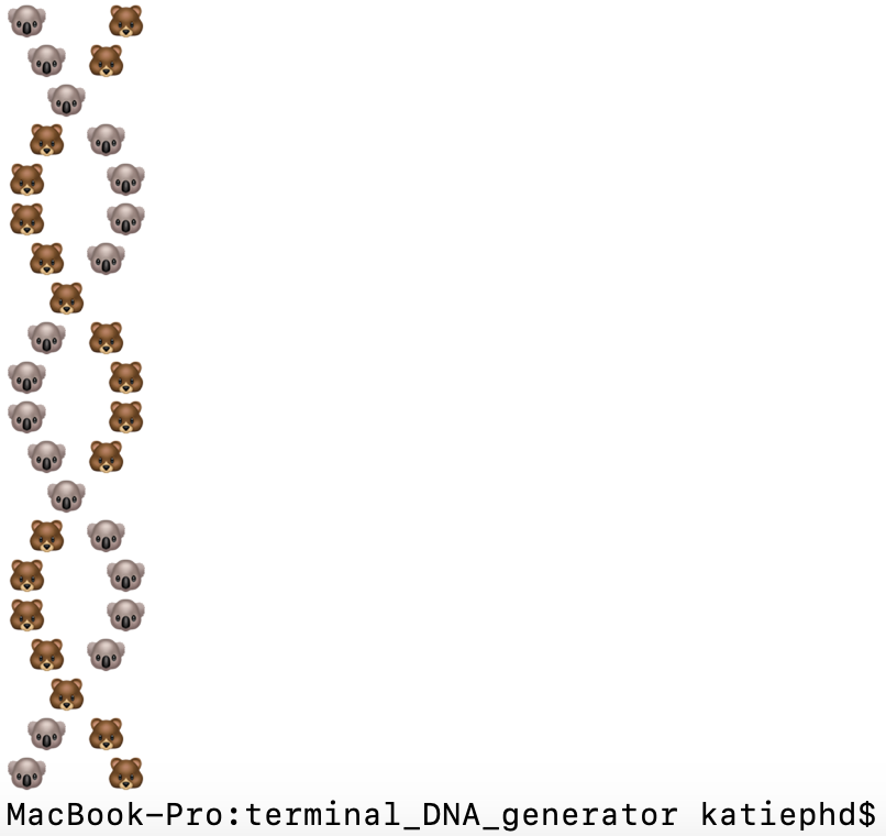 Generate emoji every terminal starts | Katie Saund